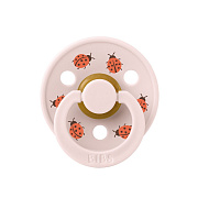 Пустышка латексная Bibs Studio Colour - Ladybug Friends, 0+ 10025334 Petal