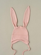 Шапочка-котелок с завязками Little Star Зайка 8405 (ЧЗ-мз) пудровый 3018 38