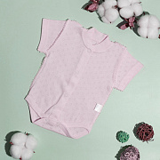 Боди Vikalex Ажур розовый короткий рукав 46