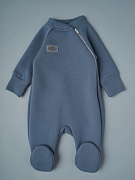 Комбинезон Little Star со стойкой футер c начёсом 0214 (ЧЗ-мз) индиго 68