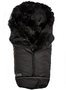 Конверт Bozz из овчины с длинным ворсом 20-2015-29 черный меланж с серым