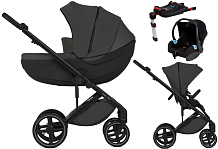 Детская коляска Anex Mev 4 в 1 с рюкзаком и автокресло Biuco BC100B + база Anex Karwala ISOFix ditto