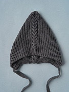 Шапочка вязаная Little Star Эльф 8558 (ЧЗ-нк) графит 38
