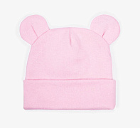 Чепчик (шапочка) AmaroBaby Nature essence bear розовый 42