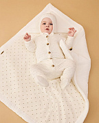 Комбинезон детский Loomknits LW5280 кремовый 56