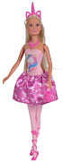 Кукла Simba Штеффи в розовом платье с единорогом 29 см Simba 5733320