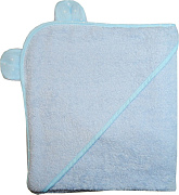 Полотенце для купания Папитто с уголком Голубой