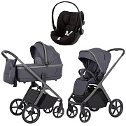 Коляска Carrello Vector CRL-6550 и автокресло Cybex Cloud G i-Size Magic Black 3 в 1 Landscape Grey