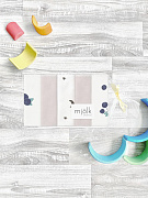 Набор платочков-слюнявчиков Mjolk Голубика 20х20 см