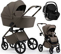 Коляска 3 в 1 Sweet Baby SBL Elegante Pro + автокресло Premier Black Beige