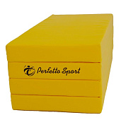 Детский мат Perfetto Sport № 5 (100х200х10 см) складной 3 сложения желтый