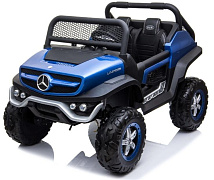 Детский электромобиль RiverToys Mercedes-Benz Unimog Concept P555BP Синий глянец