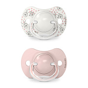 Набор Соска-Пустышка Suavinex Physiological Pro 0-6 мес. 2 шт 308269 PINK