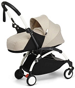 Коляска для новорожденных Stokke YOYO3 Newborn Pack 0+ рама белая White Bonpoint Beige