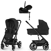 Коляска Cybex Talos S Lux BLK complete Cloud G Magic Black Base G 4 в 1 Moon Black с дождевиками