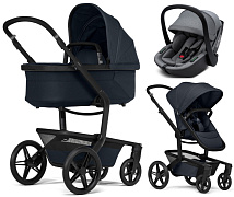 Детская коляска 3 в 1 Joolz Day 5 и автокресло Osann Cuddle Iron без адаптеров Dark Navy Blue