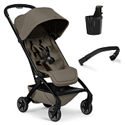 Детская прогулочная коляска Joolz Aer 2 SE с бампером и подстаканником Hazel brown