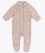 Комбинезон вязаный AmaroBaby Pure Love Little демисезонный бежевый 74