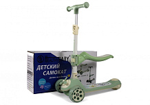 Детский самокат RiverToys HB-8001S GREEN/зеленый