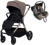 Прогулочная коляска Espiro Only Way 2026 и автокресло Pi Beige 508 nude brown