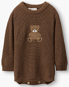 Джемпер детский Happy baby 88346-0 ЧЗ коричневый / brown 56