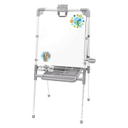 Детский мольберт растущий со счетами Nika М2 М2/СР Серый