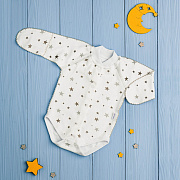 Боди Vikalex Звездочки длинный рукав 56