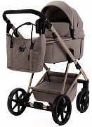 Детская коляска Adamex Delta Natura 3 в 1 DN-4-CAPPUCCINO (КАПУЧИНО)