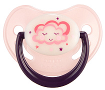 Пустышка силиконовая Canpol babies Night Dreams ортодонтическая 0-6 мес 22/500 22/500_pin_new розовый