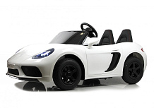 Детский электромобиль RiverToys Porshe Cayman T911TT белый