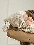 Шапочка вязаная AmaroBaby Pure Love Sweet молочный 44
