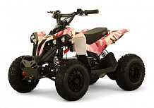 Детский электроквадроцикл RiverToys MARK PINK-CAMOUFLAGE/розовый камуфляж