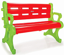 Детская скамейка Pilsan 06-143 красный с зеленым
