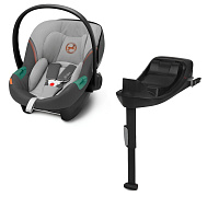 Автокресло Cybex Aton S2 i-Size с базой Base One Lava Grey
