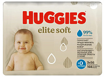 Влажные салфетки Huggies Elite Soft 168 шт (56 шт*3)