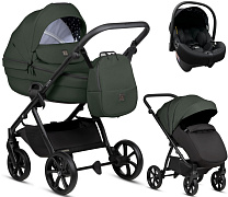 Детская коляска Tutis Uno 6 Plus Essential collection 3 в 1 с автокреслом Elo Lux EduSky Black 1602144 Pistaccio с сумкой
