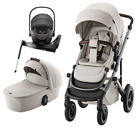 Коляска 3 в 1 Britax Roemer Smile 5Z LUX и автокресло Baby-Safe PRO Classic Deep Grey + Vario Base 5Z Soft Taupe