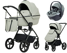 Детская коляска Rant Teo Soft 3 в 1 с автокреслом Aster Zero Olive Sage