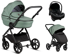 Детская коляска Tutis Uno 6 Plus Essential collection 3 в 1 с автокреслом Elo Lux EduSky Black 1602130 Dark Ivy