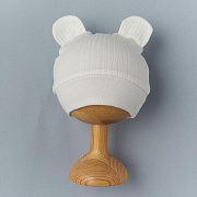 Шапочка-котелок Little Star Мишка 9812 (ЧЗ-мз) молоко 38