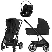 Коляска Cybex Talos S Lux BLK complete Cloud G Magic Black 3 в 1 Moon Black с дождевиками