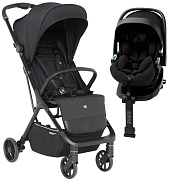 Прогулочная коляска Sweet Baby Aura + автокресло Premier Plus Black Black