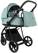 Детская коляска Roan Sol Vintage Leather 2.0 2 в 1 SL/13/L Misti Mint/Grey/руч. Серый