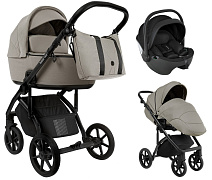 Детская коляска Roan Bass Next 2.0 3 в 1 с автокреслом Pituso Baesa Pro Black BSN/41/2 Hazel/Black/руч.Black