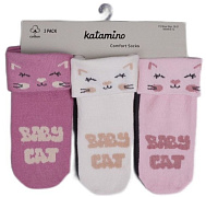 Носки Katamino с рисунком для девочки 3 пары 40120 K 12