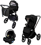 Детская коляска 3 в 1 Sweet Baby SBL Elegante Therma 427643 Black