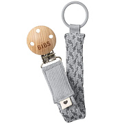 Держатель для пустышки Bibs хлопок 9401102 Cloud/Iron