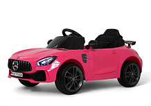 Детский электромобиль RiverToys Mercedes-Benz AMG GT X777XX PINK-GLANEC/розовый глянец