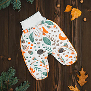 Ползунки Vikalex Лесные зверята на широкой резинке 50