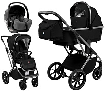 Коляска 3 в 1 Sweet Baby Rocco + автокресло Premier Grey Black